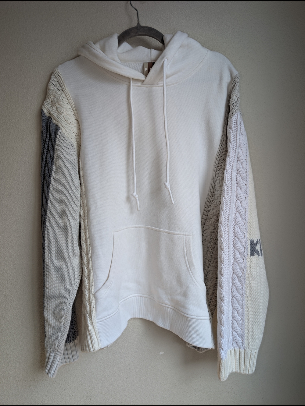 Kith Limited Release Color block Adam Combo Knit Hoodie Size XL